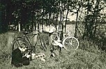 1961 on a bicycle-tour_together with (here) Lothar Machtan, today professor in Bremen_a good friend at that time_Jochen A. Hbener