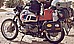 my first BMW-offroad-bike, 'BMW R 80 GS Paris-Dakar 1985' brandnew, but ... always too much luggage on it ... West of ALGERIA 1985