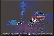 1988_ ZAIRE_camping in tropical rainforest_difficult to find space_Jochen A. Hbener