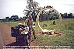 1987/88_UGANDA_Jochen_reaching the EQUATOR_very bad and dangerous political situation_Jochen A. Hbener