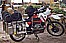 my -third- AFRICA-motorcycle, brandnew ... BMW R 100 GS for my fourth big AFRICA-motorcycle-trip " KENYA to SOUTH AFRICA"_always too much luggage on it_ here in ZAMBIA, close to the dangerous border to MOZAMBIQUE_ winter 1990-91_ Jochen A. Hbener