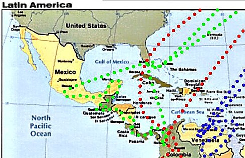 MITTELAMERIKA (ZENTRALAMERIKA) per RUCKSACK: DEUTSCHLAND-BAHAMAS-USA-MEXIKO-BELIZE-GUATEMALA-EL SALVADOR-HONDURAS-NICARAGUA-COSTA RICA-PANAMA- -KOLUMBIEN-USA-BAHAMAS-DEUTSCHLAND_Jochen A. Hbener