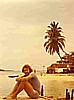 ... auf dem Landungssteg einer der unzhligen kleinen Inselchen der CUNA-Indios im 'Archipielago de SAN BLAS'_Jochen A. Hbener_PANAMA 1974