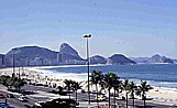 Blick aus meinem Hotelfenster an der COPACABANA in RIO de JANEIRO_1986