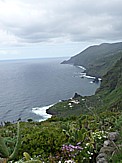 'El Tablado', Blick ber die wilde, windige Nordkste, am 'Barranco de los Hombres', Jochens Lieblings-Aussicht auf der isla bonita, isla verde LA PALMA