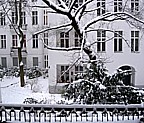 kalter Winter 2009/2010 in BERLIN, Hinterhof i. d. Nassauischen Strasse 